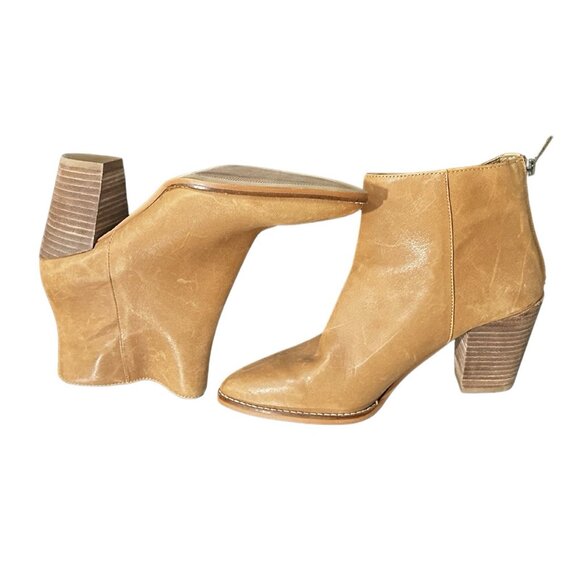 Lucky Brand Women's Tan Leather Boots 8 - Excellent condition- A16 - Picture 3 of 4